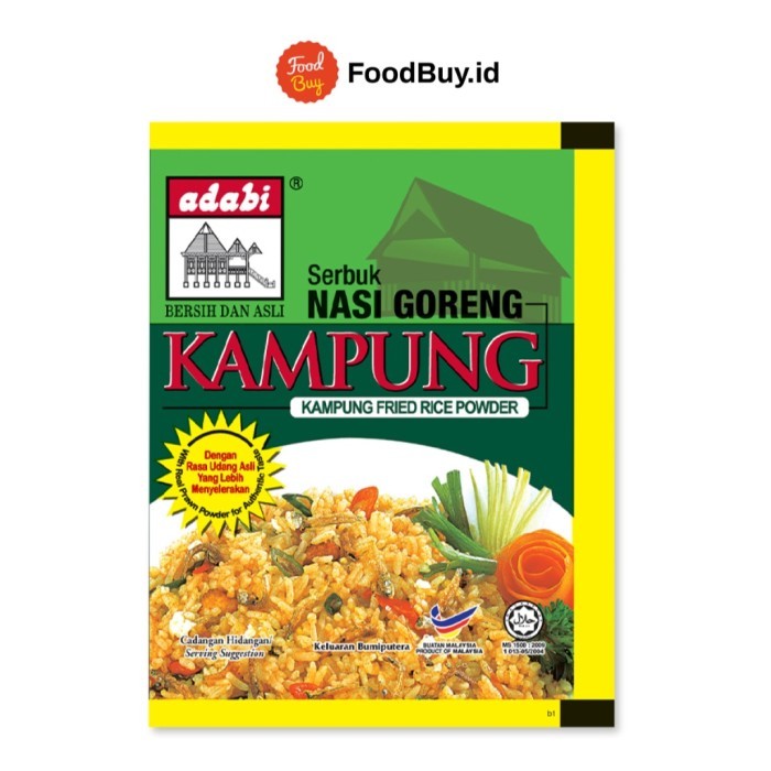 

NEW ITEM ADABI NASI GORENG KAMPUNG 17G BAHAN MASAK