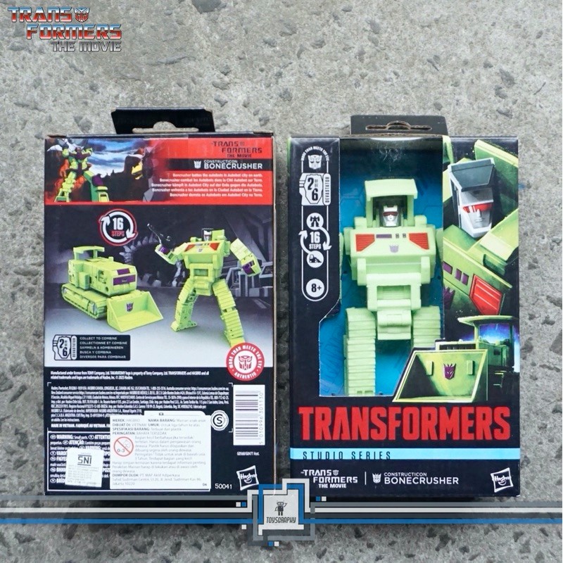Transformers Studio Series The Movie BONECRUSHER G1 Deluxe Class Combiner DEVASTATOR