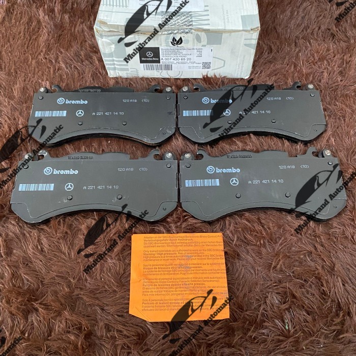 KAMPAS REM BRAKE PAD DEPAN W212 W218 CLS63 E63 C63 AMG MERCEDES BENZ