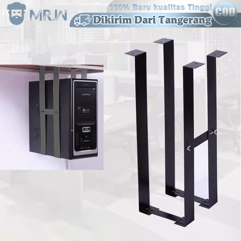 Rak Gantung CPU Komputer Meja Dudukan Gantung CPU Casing Komputer Tray CPU Komputer