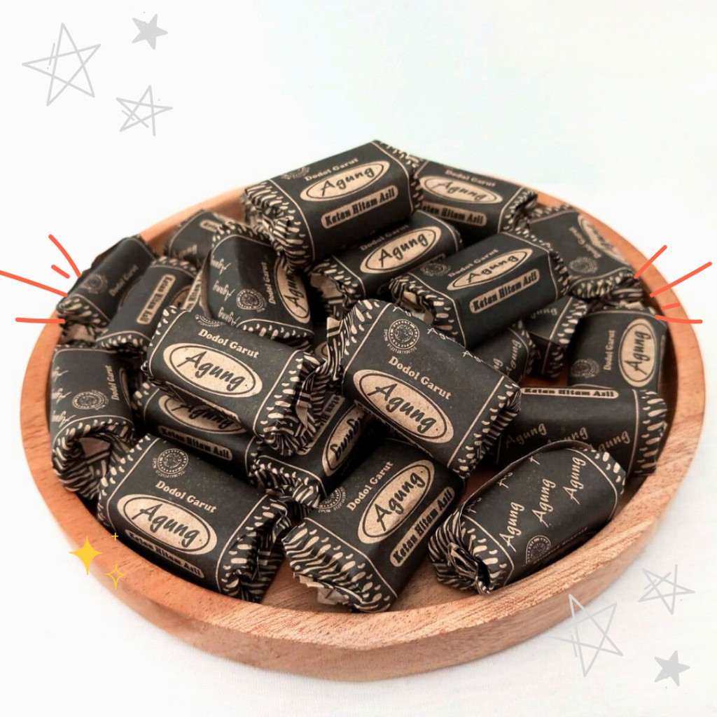 

Dodol Garut Varian Ketan Hitam Dodol Agung makanan Khas Garut 1KG - 500GR - 250GR - 100GR