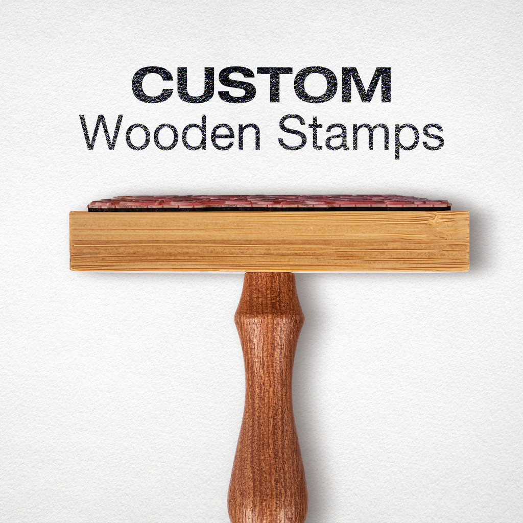 

Company Logo Custom Stamp Custom Wedding Stamps Handmade Wooden Block Rubber Stamp Personalized Large Seal Stamp for Packaging