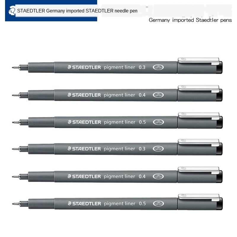 

Staedtler Black Fineliner Drawing Pens - 0.05-2.0mm Office & School