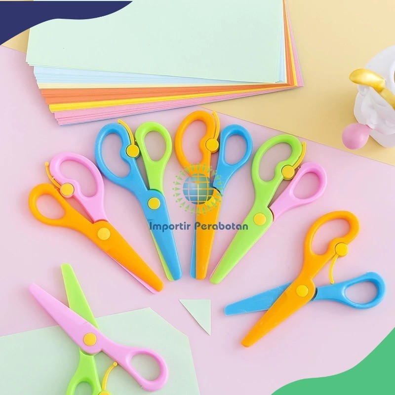 

IMP-B301-Gunting Kertas Mini / Gunting Pengaman Anak Plastik
