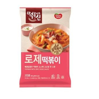 

DONGWON TOPOKKI WITH SPICY ROSE SAUCE(DRY)360GR