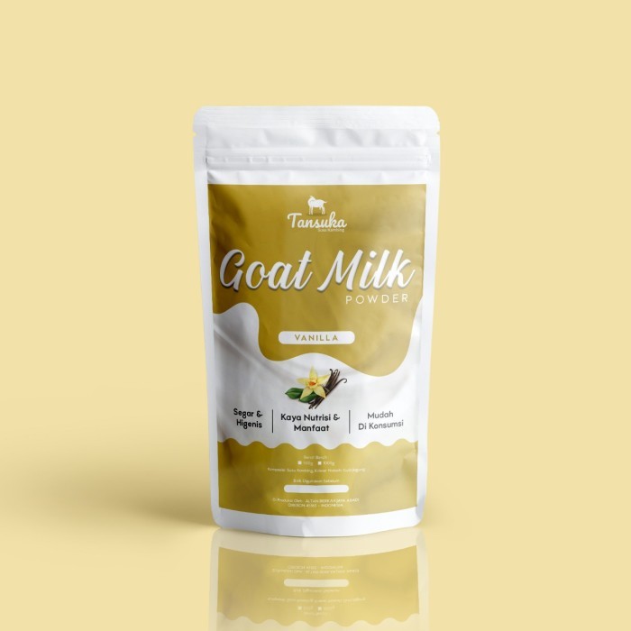 

[[Promo]]BEST SELLER Susu Kambing Etawa Murni 1Kg, Imun Booster, Obat Herbal, Grade 2. - Vanilla, Premium (500g)