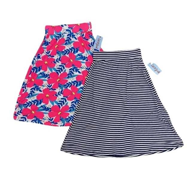 GARNESHOP  Rok Panjang Anak Cat&Jack Motif Bunga-Garis