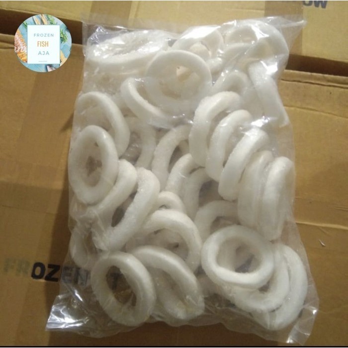 

CUMI RING/ CUMI RING FROZEN/ SQUID RING IMPORT/ CALAMARI RING/ 1KG