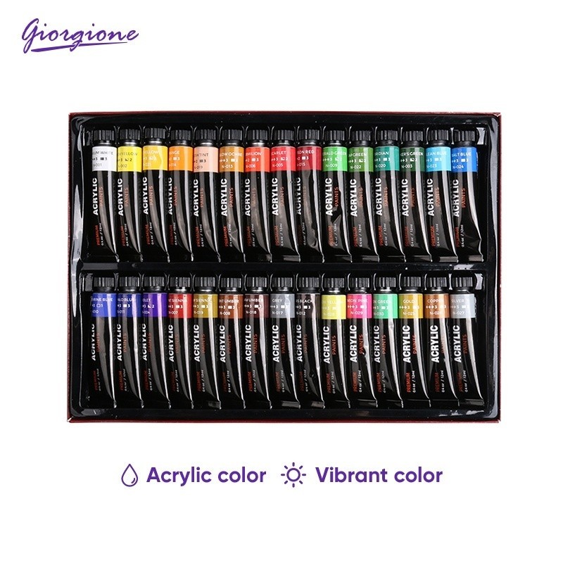 

Giorgione Cat Akrilik Acrylic Paint Color 12ML Cat untuk Sketsa dan Graffiti SF6