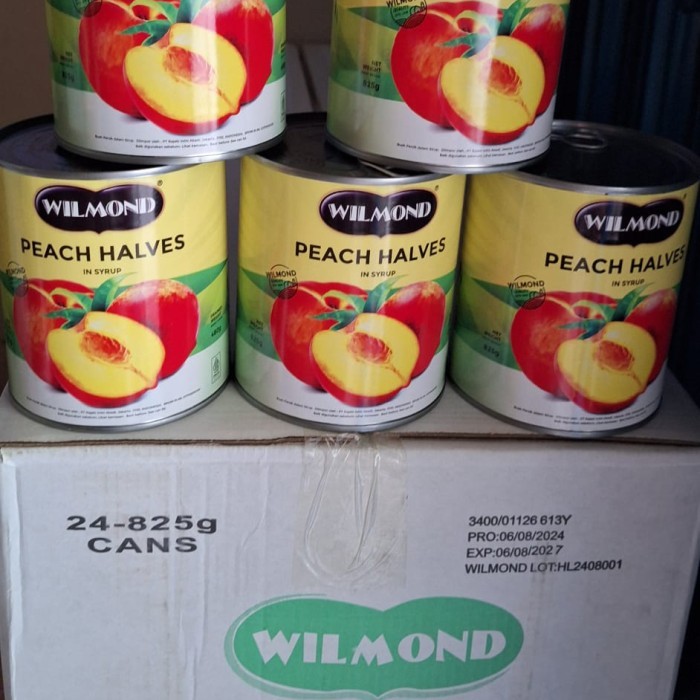 

Promo [Bahan Makanan] Wilmond Peach Halves - 825 gr