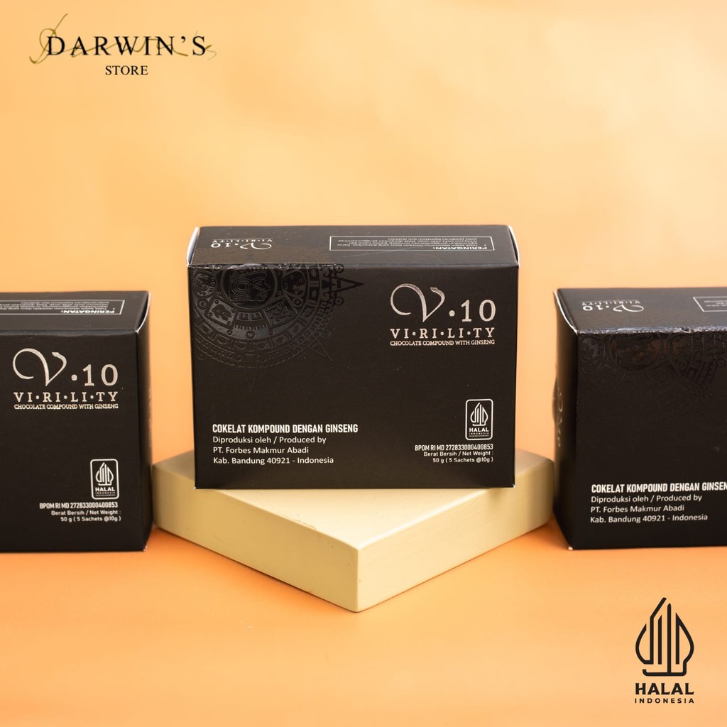 

Coklat V10 Ginseng 1Box Coklat Vten Coklat Orinal Coklat Pria dan Wanita - Darwins