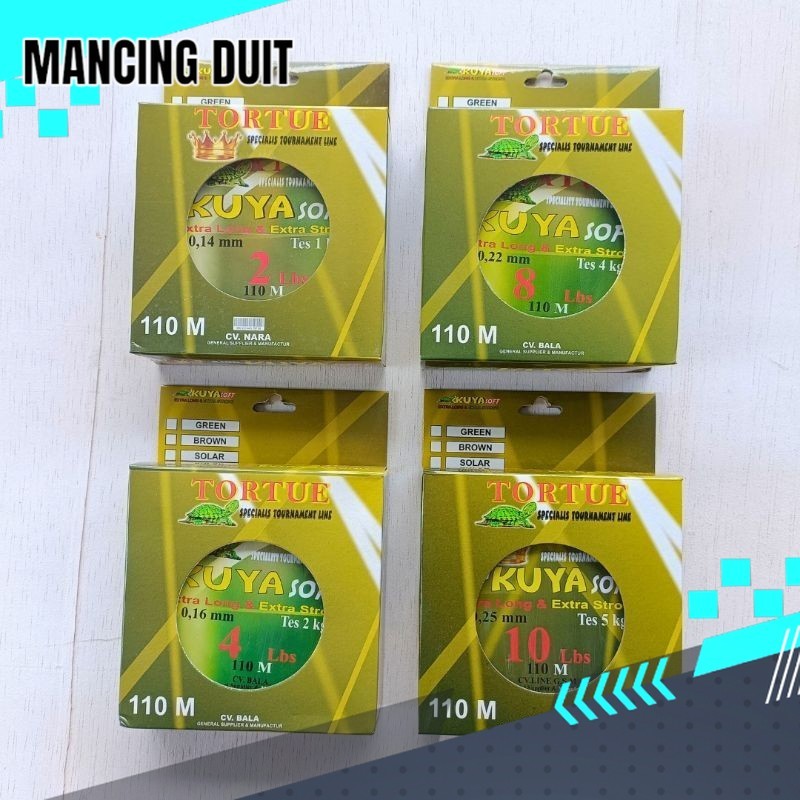 Kuya Soft Tortue 110 Meter - Senar Pancing Kuya Soft