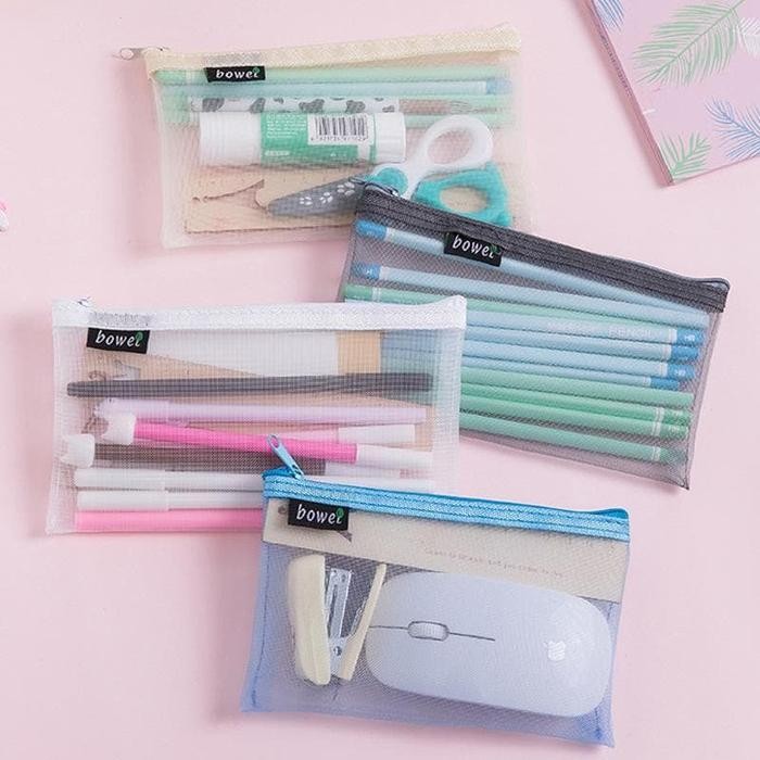 

Aksesoris Promo Moerah~ Tempat Pensil / Zipper Bag Edisi Motif Jaring Jaring