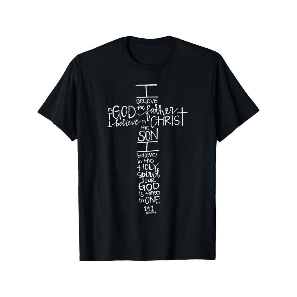 Kaos Rohani Pria Wanita Bahan Katun Premium Baju Kristen Simpel Desain Keren Untuk Semua Musim