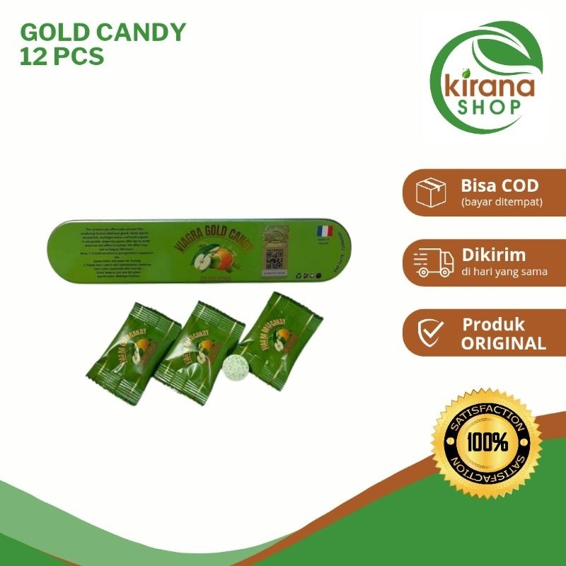 

100% ASLI Vigra Gold Candy 12 Pcs Original