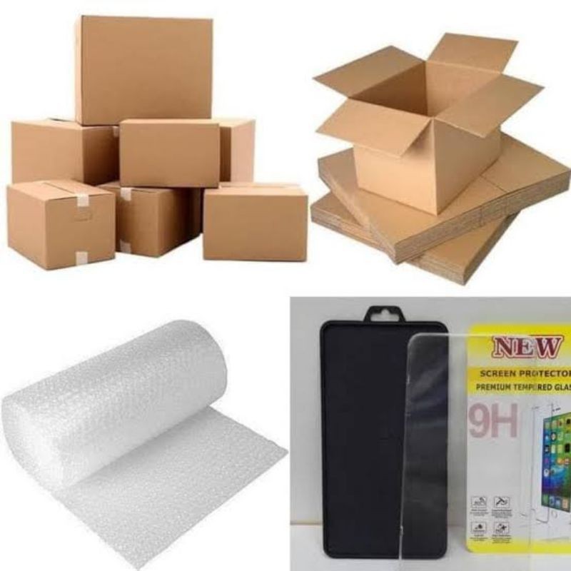 

Kardus Packing+ Bubble Wrap Pelindung Paket Buat Tempred Glass Biar Aman Sampek Tujuan