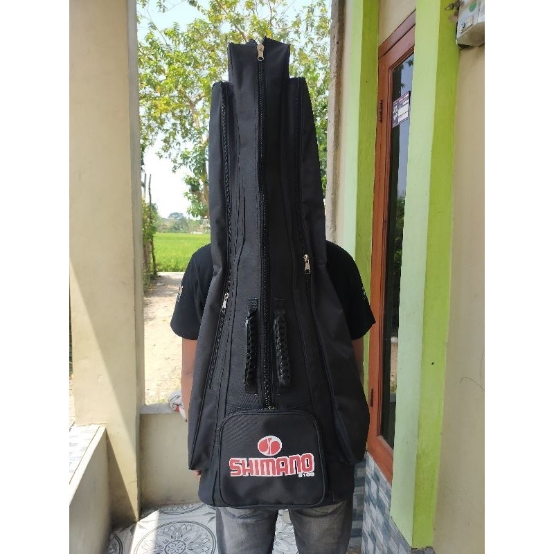 PROMO/ tas pancing jumbo ransel murah pancingan 100cm
