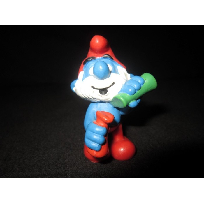 smurf shcleich vintage figure papa smurf ramuan