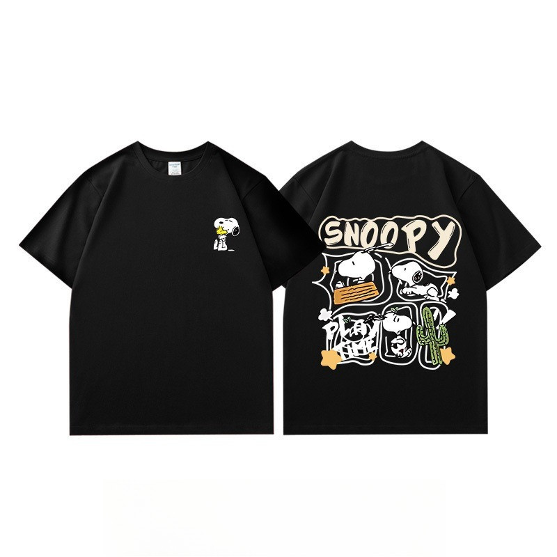 Medan Kaos Wanita Oversize Snoopy loves playing Style baju atasan wanita terbaru | Kaos baju Wanita 