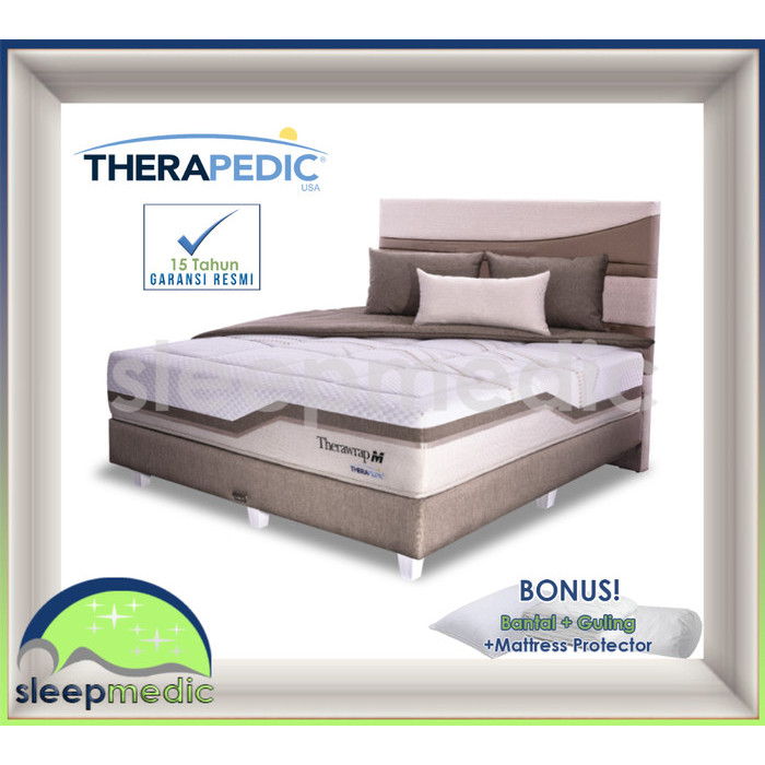 THERAPEDIC SpringBed THERAWRAP M ( KASUR / SET ) 160 180 200 100 120 - Hanya KASUR, 100x200