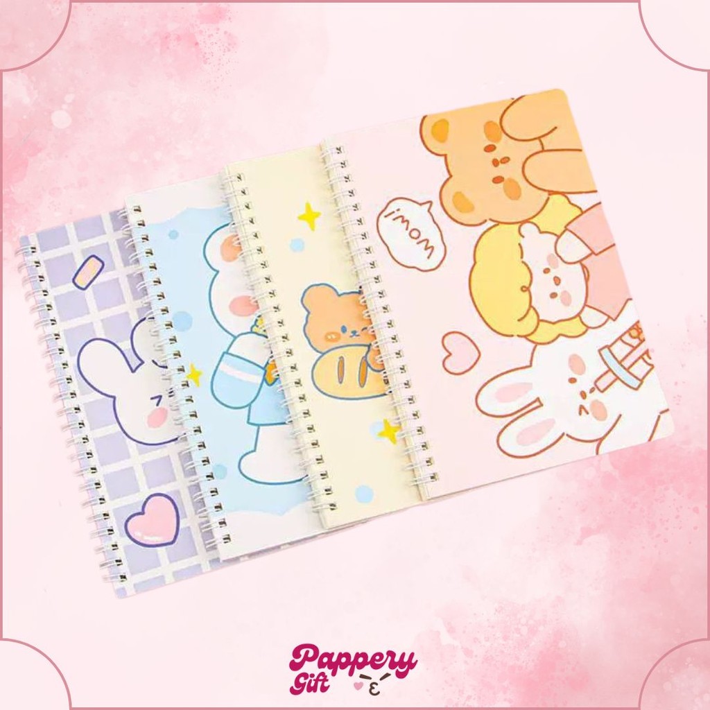 

Buku Tulis / Notebook A5 Ring Sanrio Melody Kuromi Cinnamonroll isi 60 lembar - SE0244