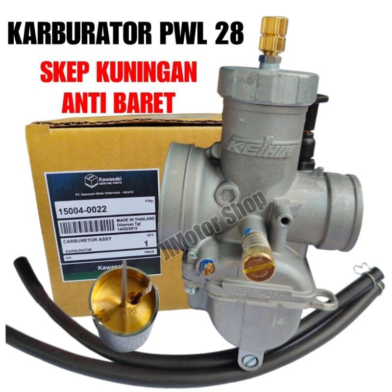 SANRIRINTOJAYASHOP Karbu - Karburator PE28 PE 28 Keihin KARBURATOR KARBU PWL 28 NINJA R RR SS - KARB