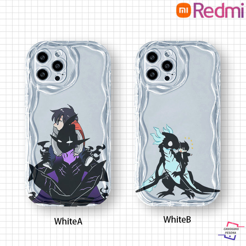 Animasi Kartun "Saya Naik Level Sendiri" Knight Yegrit Dan Chengxiaoyu Case for Redmi 10C 12 12C 13 