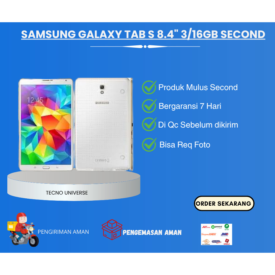 Samsung Galaxy Tab S 8.4" 3/16GB Second TECNO UNIVERSE