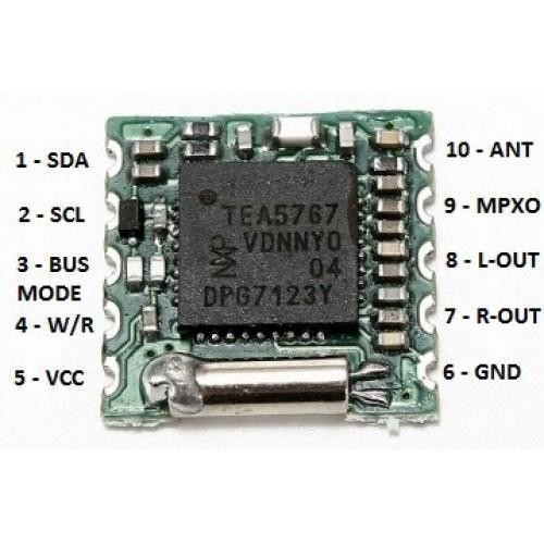 Part Kit Module TEA5767 TEA 5767 Philips FM Radio Receiver i2C protocol Electrical Equipment