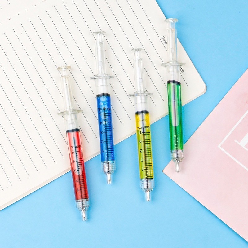 

LPL Pulpen Jarum Suntik Lucu Korean Syringe Ballpoint Pen Souvenir Aesthetic Fancy Pena Alat Tulis Anak Sekolah Murah