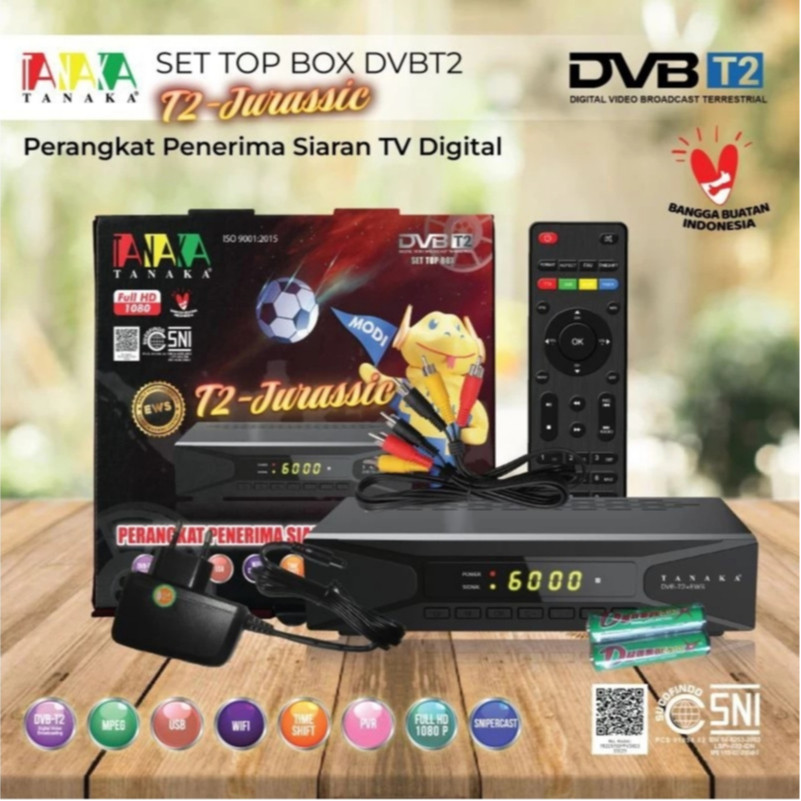 Digital Set Top Box HD / STB DVB Tanaka Type T2 Jurassic| // NGY-801 DVB NAGOYA / WIFi