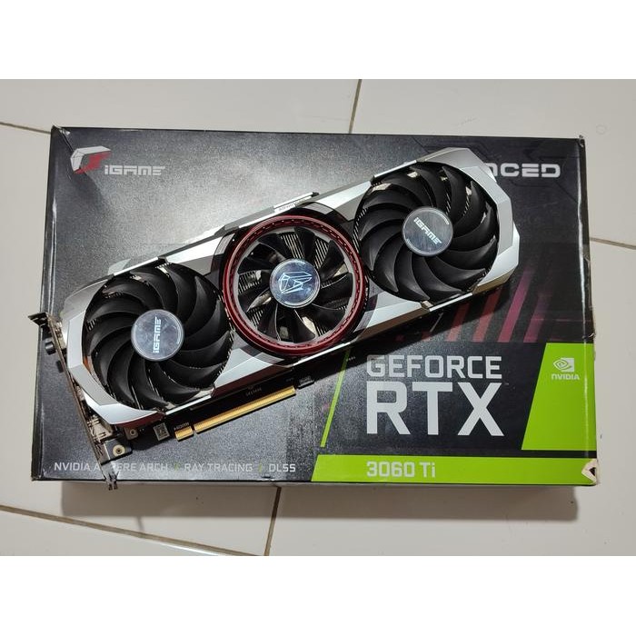 VGA COLORFUL IGAME GEFORCE RTX 3060 TI Advanced OC 8GB 256BIT GDDR6 NVIDIA RTX3060ti