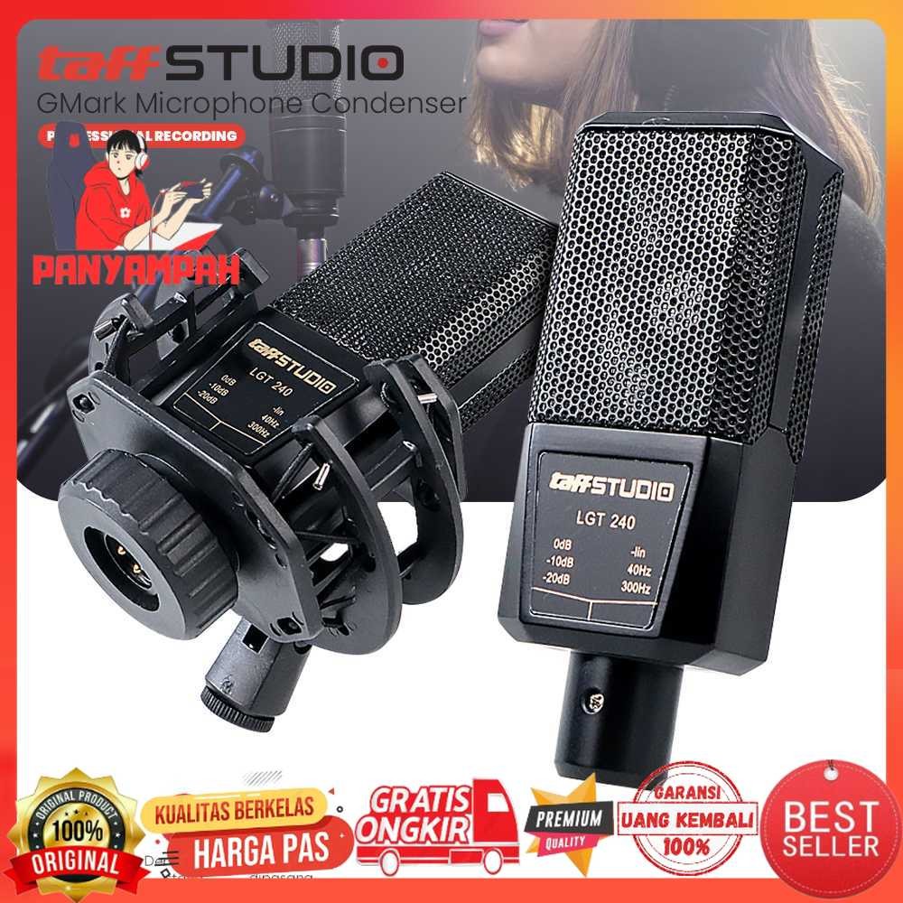TaffSTUDIO GMark Microphone Condenser Professional Recording - LGT240