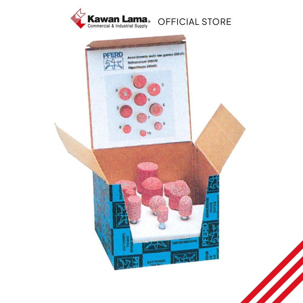 KLS Pferd Set Mounted Point 2001/6 114469 Alat Amplas Penghalus Kayu Mesin Penghalus Perlengkapan Ba