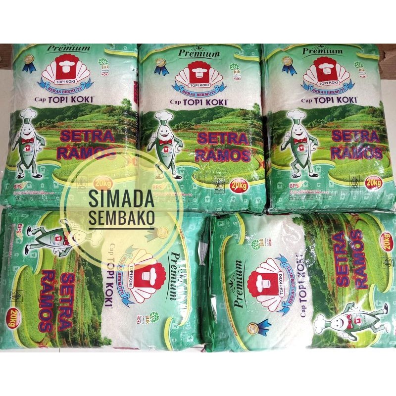 

Beras Topi Koki Setra Ramos 20kg Original Restock