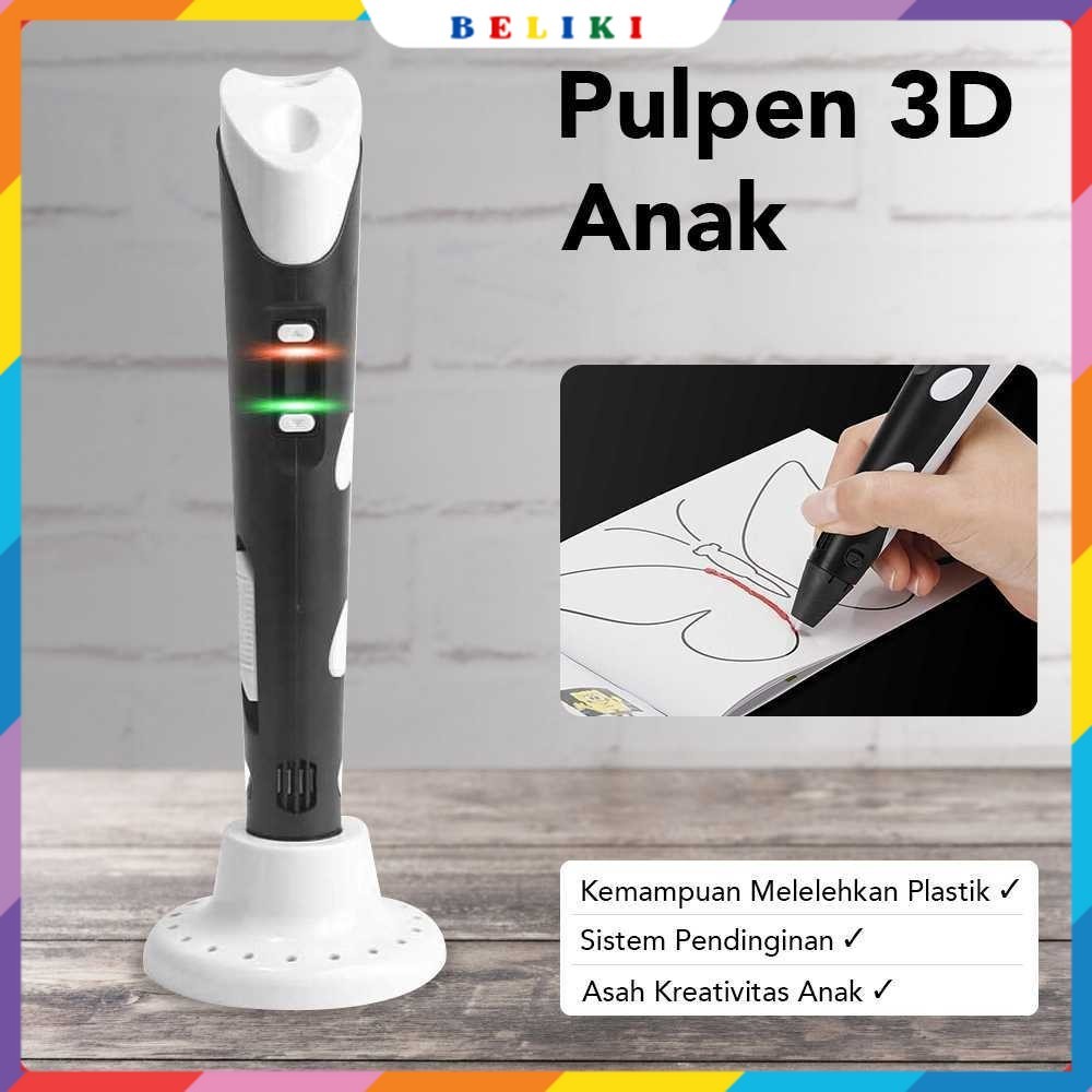 

Pulpen 3D Anak Printing Magic Drawing Filament EU Plug - P62-2