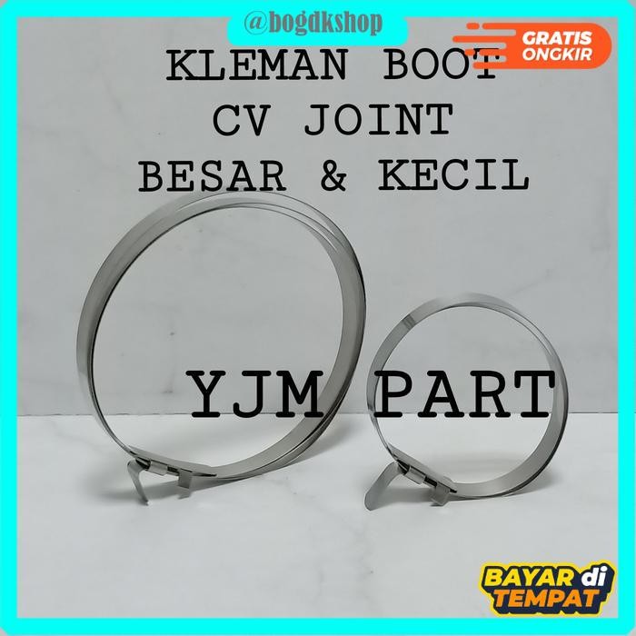 KLEMAN KLEM PENGIKAT KARET BOOT CV JOINT KLEM BOOT AS RODA 1SET 2PCS