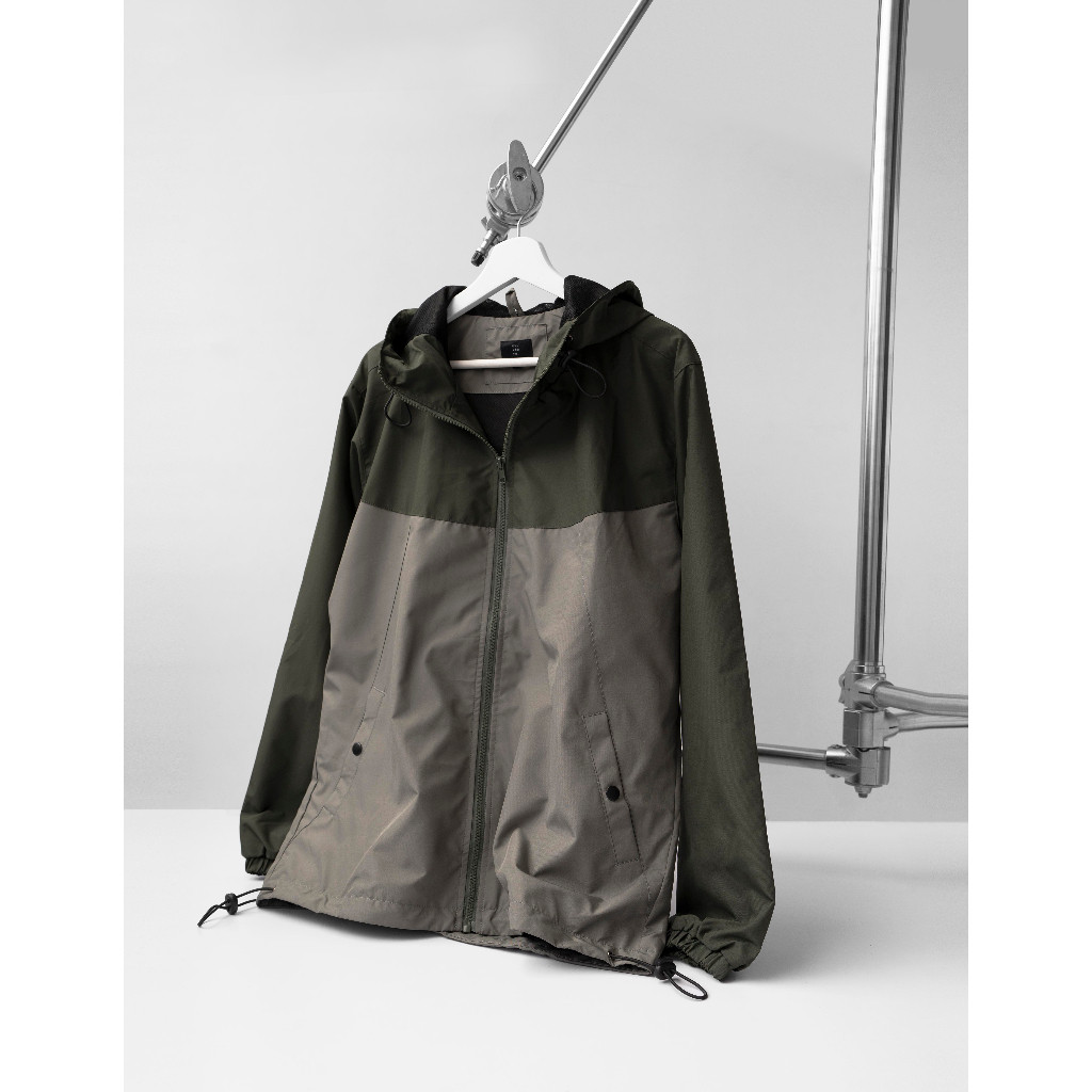 Jaket paracut Pria Exvecto Nautica Jacket Dark Green