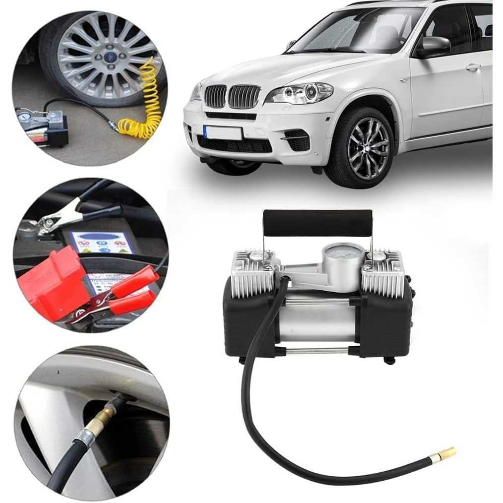COD Alat Mesin Kompresor Compressor Pompa Angin Ban Mobil Listrik Tekanan Tinggi Mini Portable 12 Vo