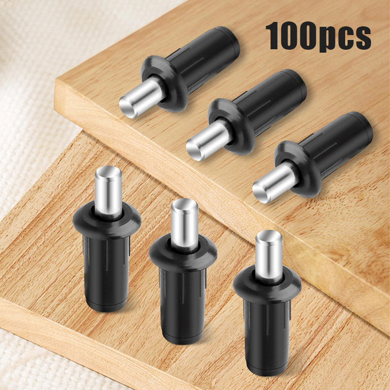 100pcs Door Pin Engsel Spring push pintu lemari Door Pin Metal Engsel Pintu Lemari Door Pin Metal