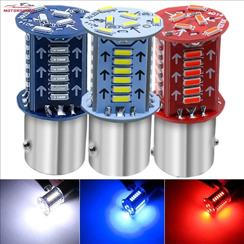 Lampu Rem LED Sepeda Motor 1157 Lampu Belakang Belakang Yang Berkedip-Kedip Lampu stop motor berhent