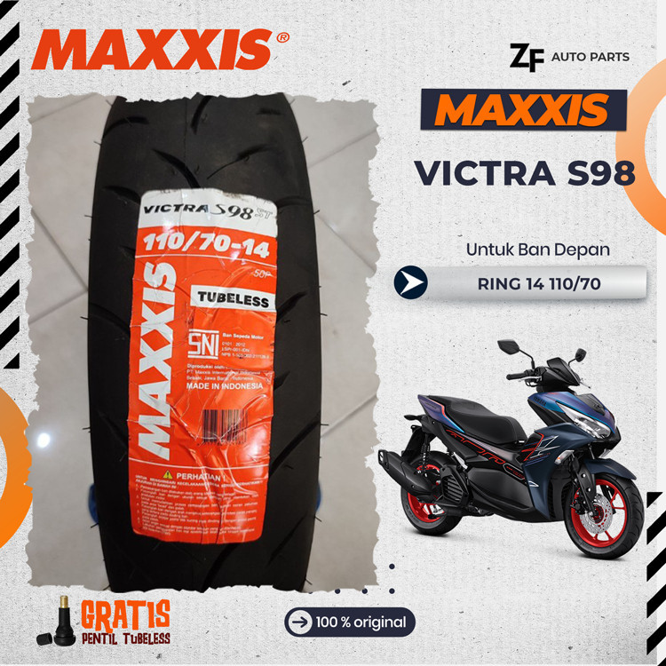 SEPASANG / SATUAN BAN MOTOR PCX 160 MAXXIS VICTRA TUBELESS DEPAN BELAKANG ADV 160