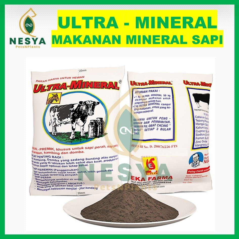 Ultra Mineral Sapi 1 Kg Kemasan Frespack (Vitamin Penggemuk Sapi)