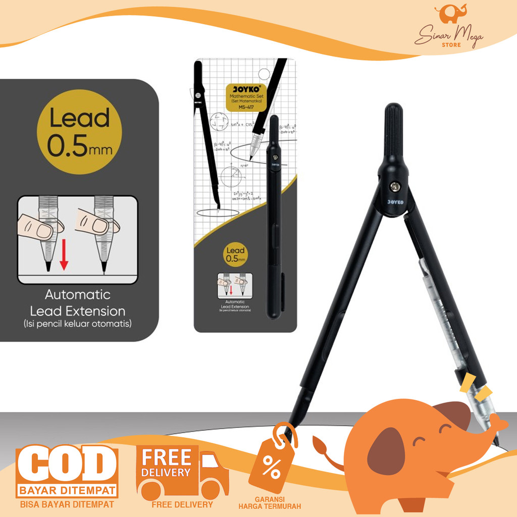 

Joyko Mathematical Set MS-417 / Jangka Busur Murah Berkualitas