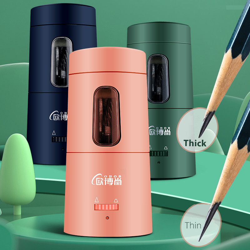 

Creative Automatic Electric Pencil Sharpener USB Charging Fast Sharpen Colored Sketch Pencils Student School Supplies Stationery
