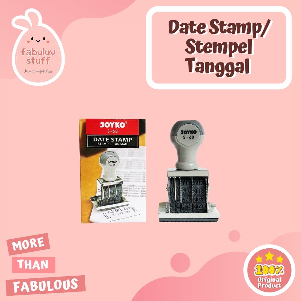 

ATK ~ Stempel Tanggal Lunas / Date Stamp Automatic / Joyko S68