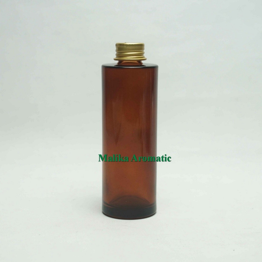 Serum 80 ml Kaca RF Amber Original Tutup Alumunium / Botol Kosmetik / Botol Serum / Serum Kaca Ulir 