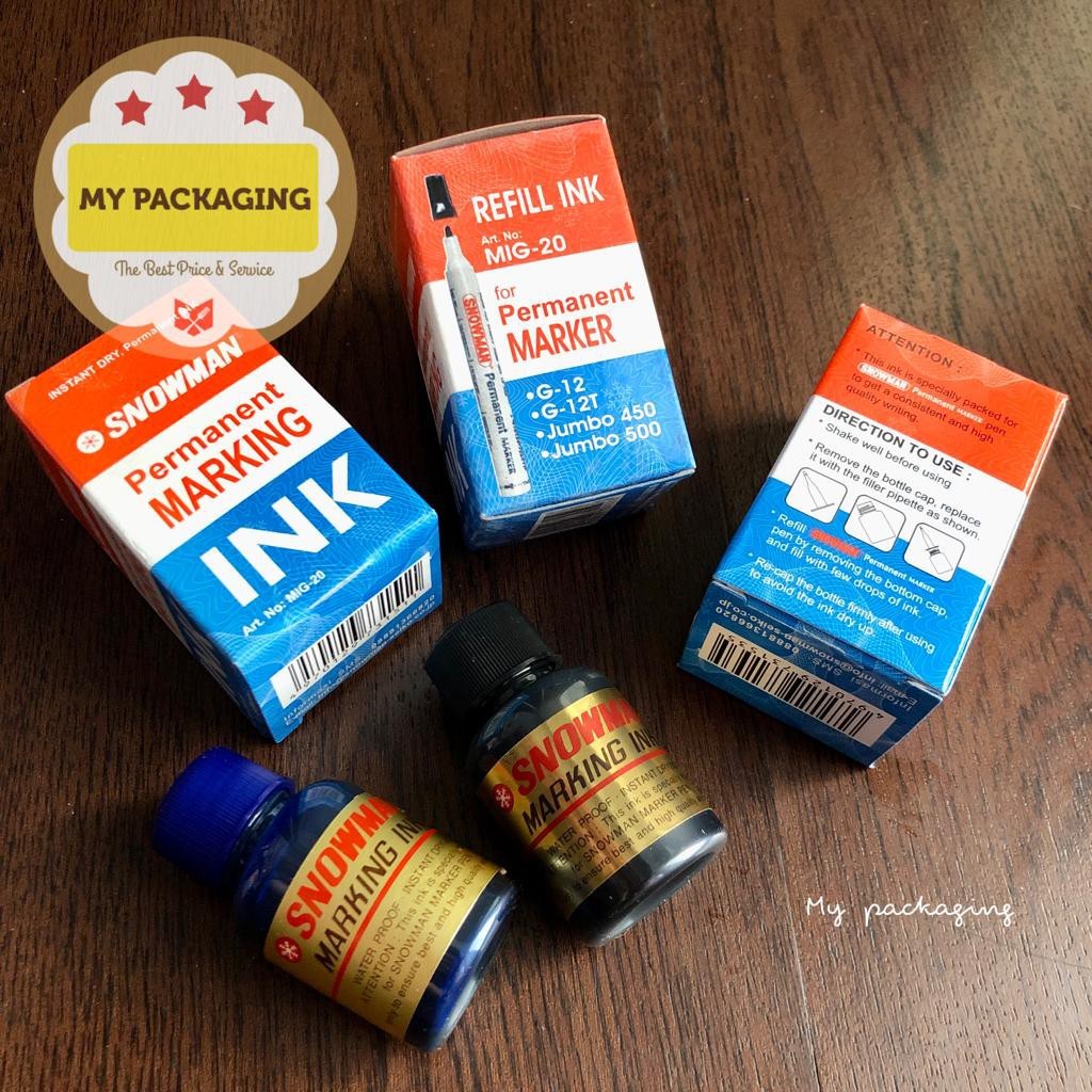 

Refill Tinta Spidol Permanent Snowman MIG-20