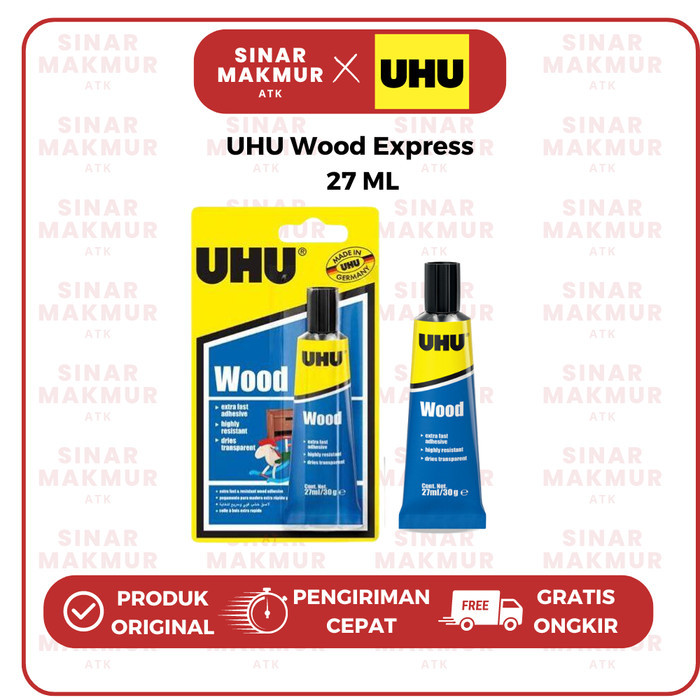 

Household Wood Express Glue/Lem Kayu Uhu 27 ml (Pcs)