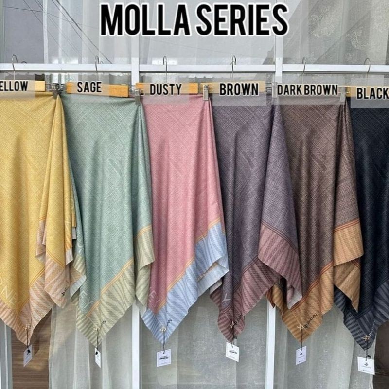 Jilbab Journey Scarves Segi Empat KW Motif Molla Series Hijab Motif Terbaik Indonesia